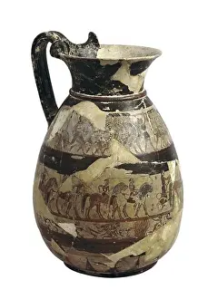 Ceramic Prints: Olpe Chigi Vase. 650 -640 BC. Proto-Corinthian style