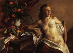Thoughtful Prints: Olympia. Robert Philipp (1895-1981). Oil on canvas. 94.7 x 127.3cm