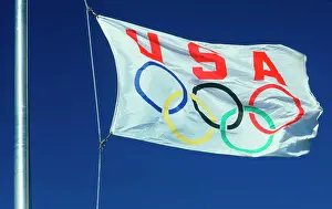 Athletics Prints: Olympics Flag of USA
