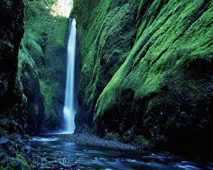 Gorge Prints: Oneonta Falls deep within Oneonta Gorge