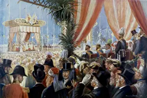 Opening Prints: Opening of the Suez Canal in the Presence of Crown Prince Frederick William on 17th November 1869 1900 William Pape