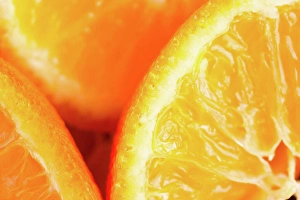 Calories Prints: orange fruit macro shot orange fruit macro shot