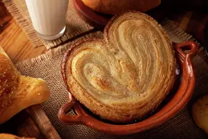 Mexico Prints: Oreja. Mexican sweet bread made with puff pastry