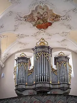 Cloister Prints: Organ in the Catholic parish church of St