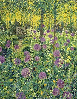 The Ornamental Seat 1994 Charles Neal (b.1951/British) Oil on Canvas