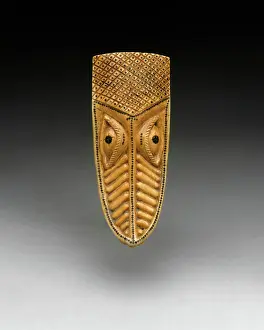 Influence Prints: Orufanran Costume Attachment: Crocodile Head 17th-19th century Yoruba peoples