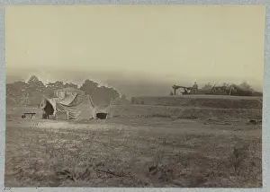1861 1865 Prints: Outer line of Confederate fortifications