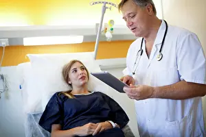 Woman Patient Prints: Outpatient surgery