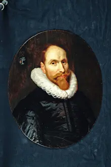 Collar Prints: Oval portrait of Century Eeuwoutsz