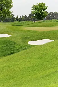 Space For Copy Prints: Overview of Golf Course