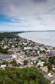 Home Prints: Overview of Town and Harbour, Provincetown, Cape Cod, Massachusetts, USA