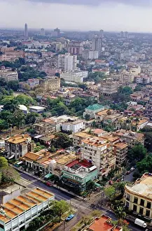 Capital Prints: Overview of Vedado District, Havana, Cuba