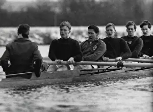 Compete Prints: Oxford Train Without President -- Expressions from the Dark Blues as they pullin rough water during a spell
