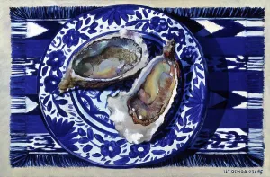 Seafood Prints: Oysters 1995 Isy Ochoa (b.1961 French) Oil on canvas