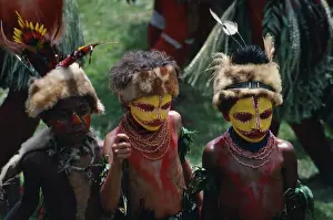 Children Prints: Pacific Islands, Melanesia, Papua New Guinea