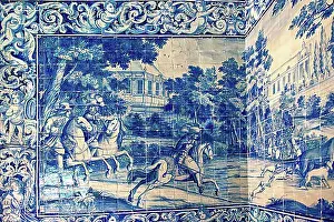 Interior Photo Prints: Painted Tiles, Coat of Arms Hall