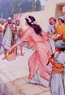 Judge Prints: Painting depicting Jephthah remembering his promise