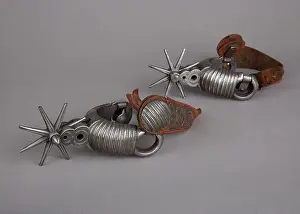 Meet Prints: Pair of Charro Rowel Spurs ca. 1890-1920 Mexican