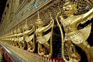 Palace complex of Wat Phra Keo, Bangkok, Thailand