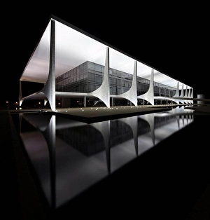 Brasil Prints: The Palácio do Planalto is the official workplace of the President of Brazil