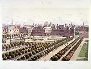 Revolution Prints: The Palais Royale residence of the Kings of France