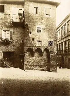 Tuscany Prints: Palazzo Falconcini, seen from the Ciliegini lane side