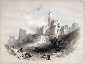 Middle Eastern Prints: Palestine: The Citadel of Jerusalem