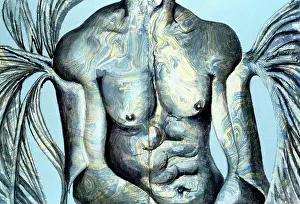 Angel Prints: Palm Angel II by Harold Stevenson