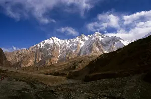 Silk Road Prints: The Pamir Mountains are a mountain range in Central Asia formed by the junction of the Himalayas