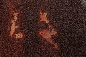 Heavy Prints: Panoramic grunge rusted metal texture