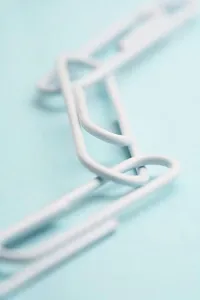 Blue Color Prints: Paper Clips