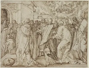 Chalk Prints: The Parable of the Tribute Money, c