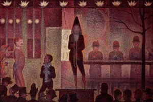 Seurat Prints: Parade 1887-88 Georges Seurat (1859-1891 French) Oil on canvas