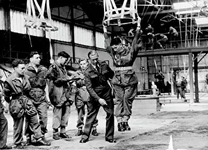 Aviation Prints: Paratroops in Training at the R
