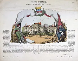 Flames Prints: Paris Incendie, 1871