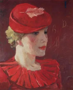 Three Quarter Front View Prints: A Parisian by Alexander Deineka