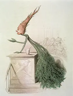 Carrot Prints: Parliamentary Carrot Carotte Parlementaire 1861 Amedee Varin (1818-1883 French) Newberry Library