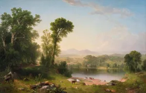 Pastoral Prints: Pastoral Landscape Oil on canvas; 1861 Asher Brown Durand; American; 1796 - 1886