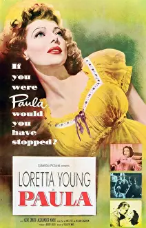 Maternal Prints: Paula starring Loretta Young a 1952 maternal melodrama that is part thriller