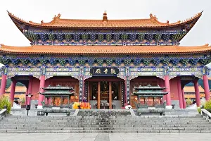 Orient Prints: A pavilion, Chongsheng Temple, Dali, Yunnan Province, China