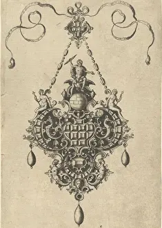 Anonymous Prints: On top of the pendant is Zeus on his eagle