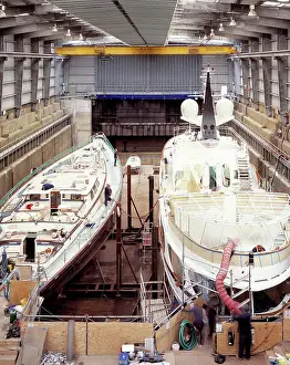 Businesses Prints: pendennis shipyard shipyard views-dry dock