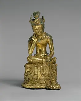 Best Prints: Pensive bodhisattva mid-7th century Korea Images of the pensive bodhisattva became prevalent in East Asia between