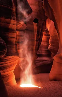 Light Natural Phenomenon Prints: No People Arizona Nature Antelope Canyon Rock - Object