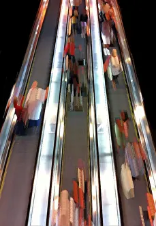 Full Length Prints: PEOPLE ON ESCALATORS PHOENIX AZ