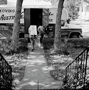 Roadway Prints: People moving house