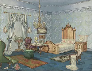 Perkins Harnly, Bedroom, 1882, c 1941 Bedroom, 1882
