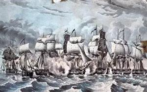 Ives Prints: Perry's Victory on Lake Erie Fought September 10th 1813 Nath
