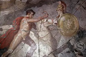 Myth Prints: Perseus and the Gladiator63-79 A.D.FrescoPompeii, Italy
