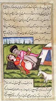 Persian Prints: Persian couple copulating